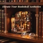 DIY Book Nook Миниатюрна книжарница – 3D пъзел за сглобяване, снимка 6