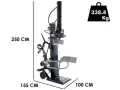 Вертикална тракторна цепачка за дърва BullMach 30T, снимка 2