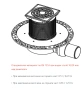 Комплект подов сифон TECEdrainpoint S 112 – хоризонтален, екстра нисък, DN50, снимка 3