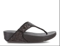 чехли Fitflop Lulu Glitter X03 Черни с блясък номер 39 , снимка 5