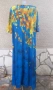 4XL/5XL Нова дълга рокля в синьо , снимка 6