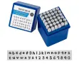 36 броя (0,118 инча 1/8 инча) метални печати, снимка 1