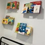 Нови 4 броя Плаващи прозрачни рафтове за снимки книги декор Самозалепващи акрилни стенни, снимка 7