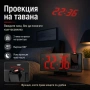Настолен часовник с проектор светещ на тавана електронен с температура, снимка 3
