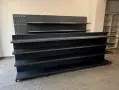 Островни стелажи за магазин в тъмно сив мат, двустранни стелажи, снимка 13