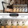 Нова настолна лупа 10х/15х с LED, снимка 6