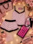 Victoria's Secret Дамска Лятна Пижама Горнище Потник И Къси Панталонки - 13 Цвята Код SK1974, снимка 3