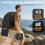 Преносима електростанция SinKeu 96Wh със соларен панел 40W и 30000mAh LiFePO4 батерия – соларен гене, снимка 2