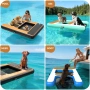 Надуваема рампа за кучета 170x120 см за лодка, басейн и вода, снимка 6