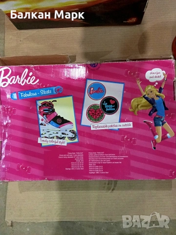 Регулируеми детски ролери Barbie Fabulous – Размер 33-37, Нови (Внос от Германия), снимка 3 - Ролери, кънки - 54929990