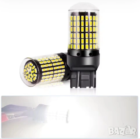 LED P21W BA15S - Т20 7440 144 LED – Крушка за Задна Светлина, снимка 7 - Аксесоари и консумативи - 54472155
