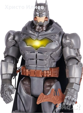 Екшън фигура Spin Master DC Comics Batman Battle Strike със звуци и аксесоари 30 см, снимка 7 - Фигурки - 54025758