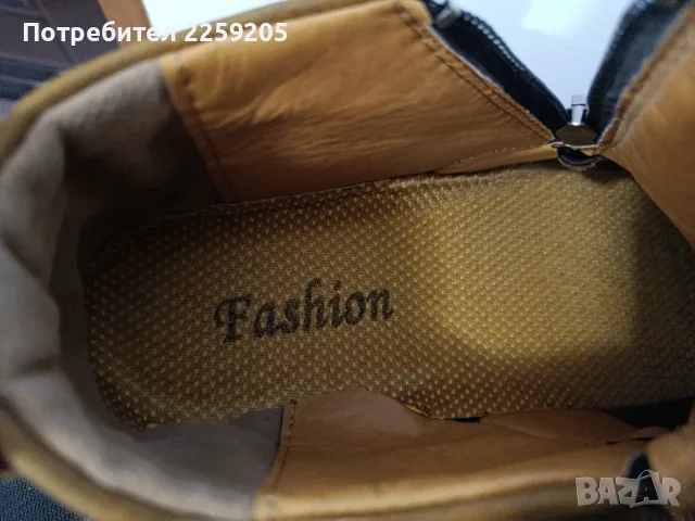 Продавам кожени мъжки обувки Fashion sport, снимка 5 - Ежедневни обувки - 55604371