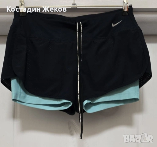 Нови. Дамски оригинални къси панталонки със клинче. Nike DRI FIT RUNING 