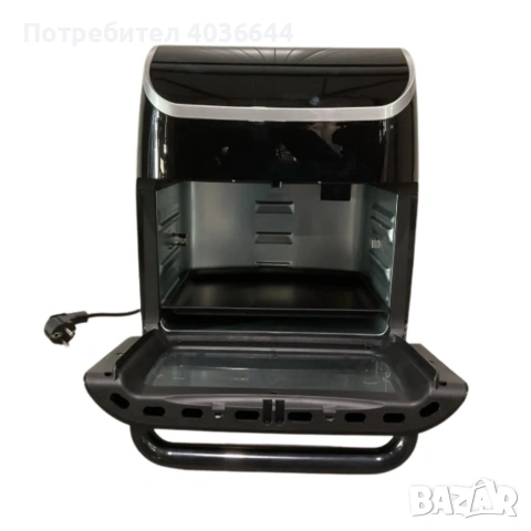Stella power air fryer oven 12L – Дигитален еър фрайер и фурна 1800W с Touch Screen и грил, снимка 3 - Друга електроника - 54620771