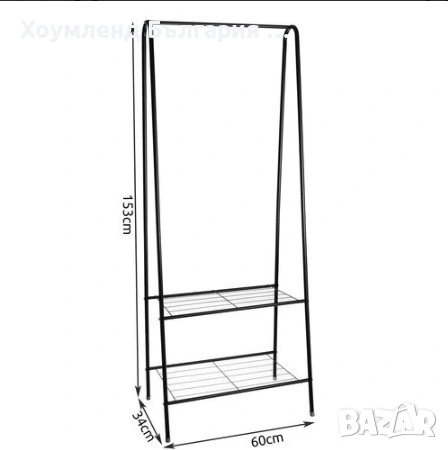 Закачалка и рафт за обувки тип етажерка, снимка 6 - Закачалки - 54454436