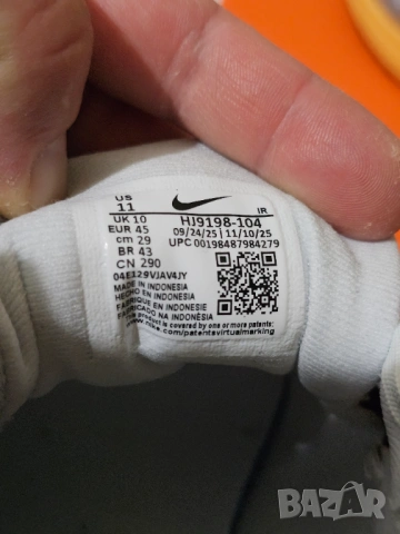 Страхотни летни маратонки Найк Nike номер 45 стелка 29 см комфорт и мека приятна подметка за теб, снимка 6 - Маратонки - 54612911