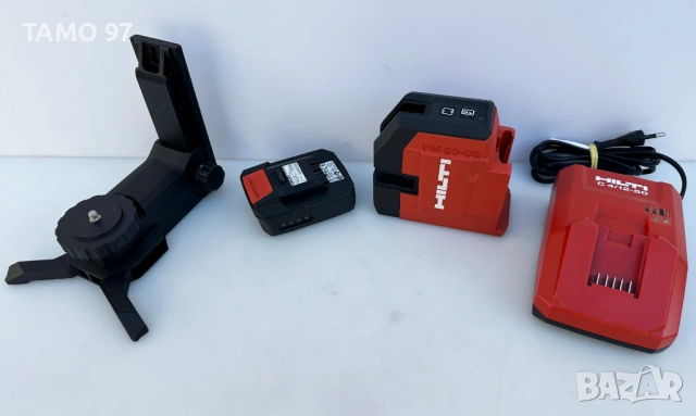 Hilti PM 20-CG A12 - Линеен лазер със зелен лъч като нов!