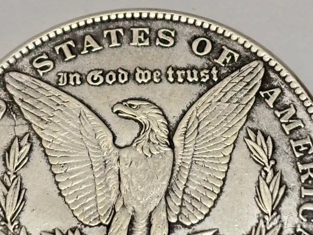 Несертифицирана! Монета 1893 "S", 1$ Morgan Dollar /Морган долар/, снимка 4 - Нумизматика и бонистика - 55463639