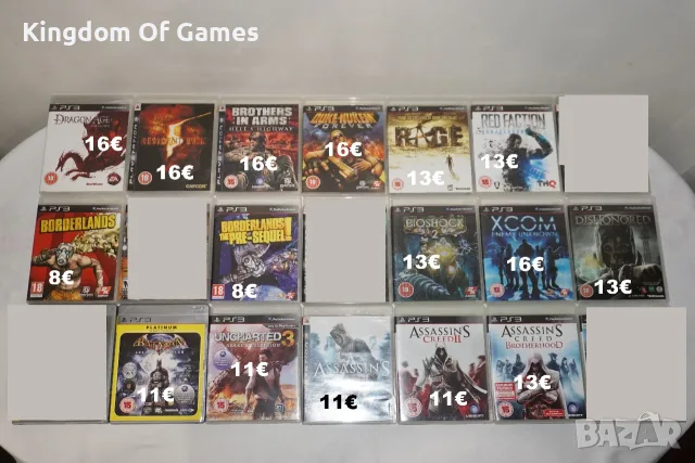 Игри за PS3 Dragon Age/Duke Nukem/Rage/Red Faction/Borderlands 1 2/Bioshock 1 2/Ratchet And Clank/