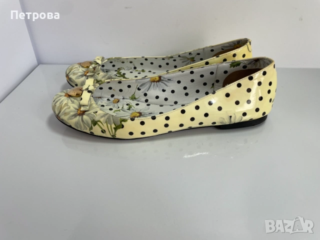Кожени балеринки Dolce & Gabbana 37.5 Оригинал