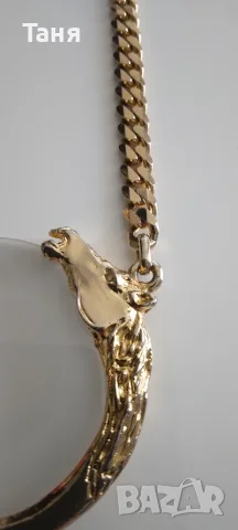 Колие от стомана с лупа, снимка 2 - Колиета, медальони, синджири - 55620440