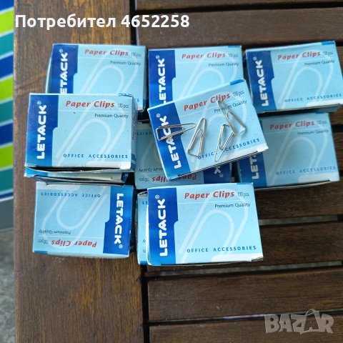 Триъгълни Кламери, 10 кутии х 100бр