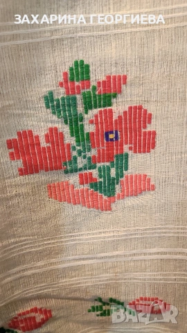 Кенарена кърпа старинна , снимка 2 - Антикварни и старинни предмети - 54352008