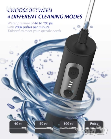 Зъбен душ X-WAVES Portable Oral Irrigator, снимка 2 - Други - 55124704