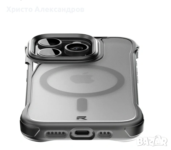 Кейс + скрийн протектор от Rebel FLEX за iPhone 16 Pro MagSafe #47, снимка 3 - Калъфи, кейсове - 54545670