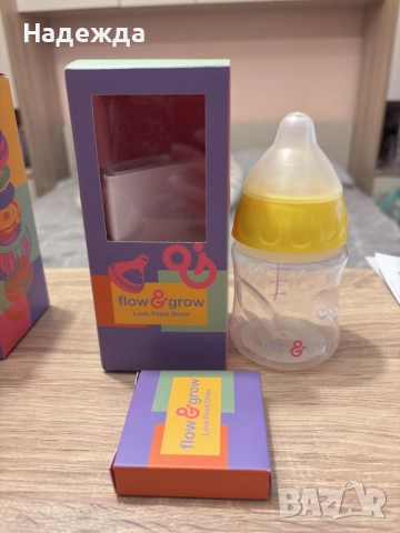 система за хранене flow and grow + двуфазна ръчна помпа за кърма Medela harmonу, снимка 4 - Аксесоари за кърмачки - 55501609