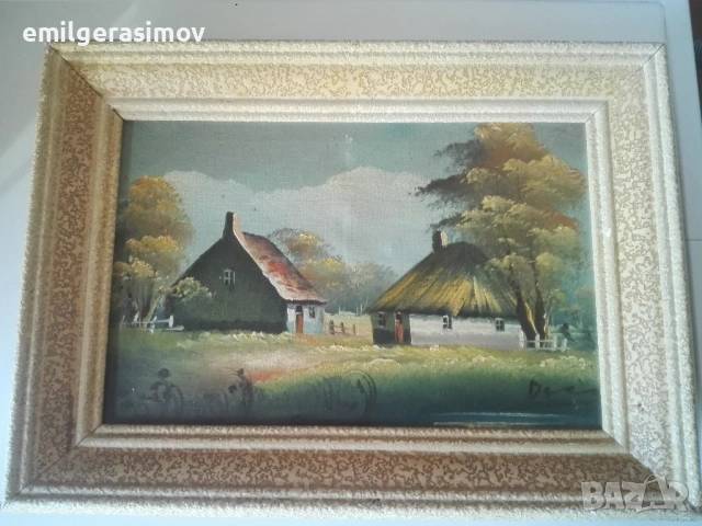 Картина и три малки гоблена.