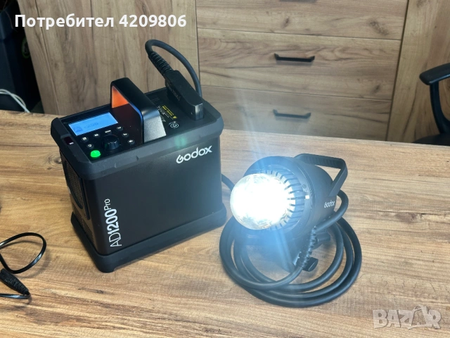 Продавам Godox AD1200 Pro – практически нов, снимка 4 - Светкавици, студийно осветление - 54654531