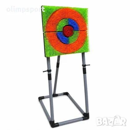 Комплект за дартс MAX Outdoor, С 6 безопасни хвърлящи се брадви и 6 стрели /200963/ Играта тип дартс