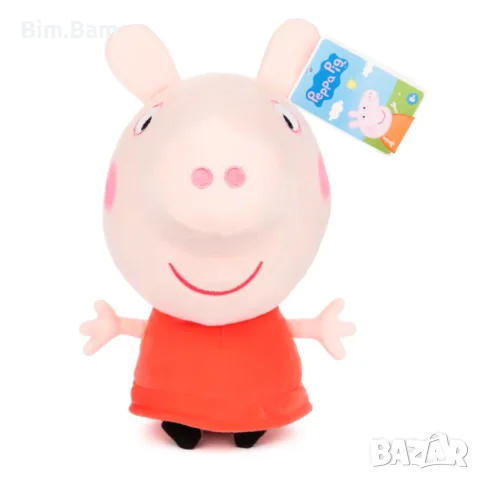 Плюшена играчка Peppa Pig Little Bodz Plush Toy ORIGINAL - Peppa / George - 23cm