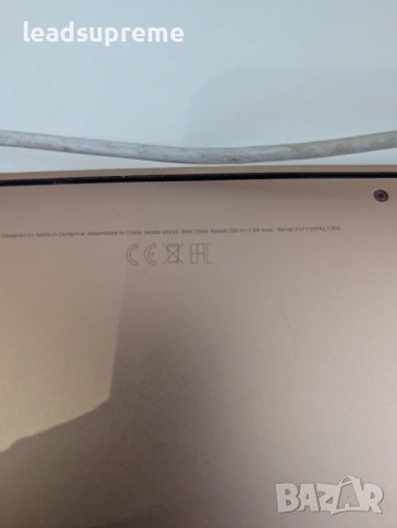 Macbook Air 13 A1932 EMC3184 8gb 256 , снимка 5 - Лаптопи за работа - 44053279