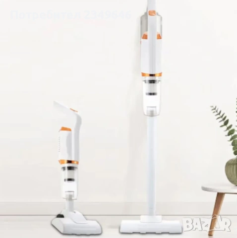 5-в-1 Вертикална Акумулаторна Прахосмукачка МИЕЩ СЕ HEPA филтър, снимка 3 - Прахосмукачки - 53958684