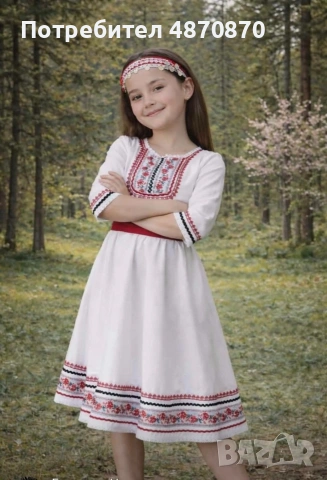Рокли с фолклорни мотиви, снимка 18 - Рокли - 55092334