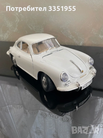 Ретро модел Porsche 356 B 1961 1/18, снимка 2 - Колекции - 54412517