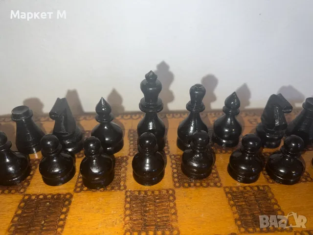 Шах с дървени фигури, снимка 6 - Други спортове - 55373329