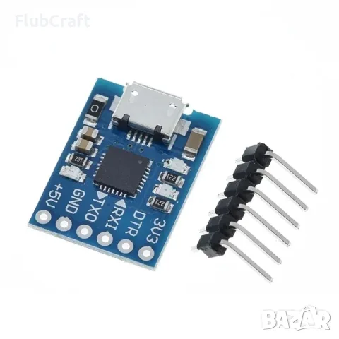 CP2102 MICRO USB към UART TTL модул 6-пинов сериен конвертор