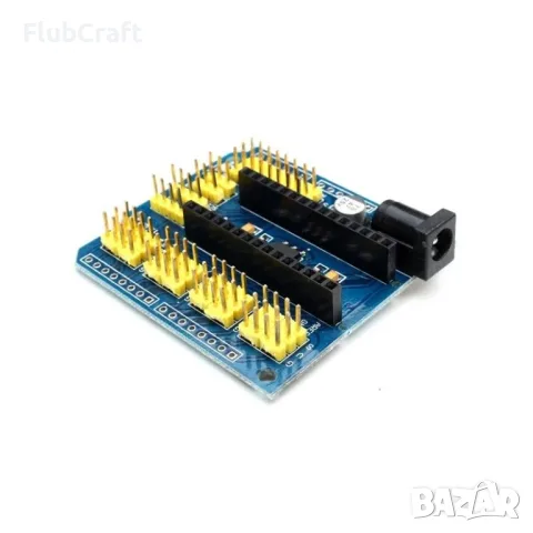 Nano 328P разширителен адаптер Breakout Board IO Shield, снимка 3 - Друга електроника - 55506502