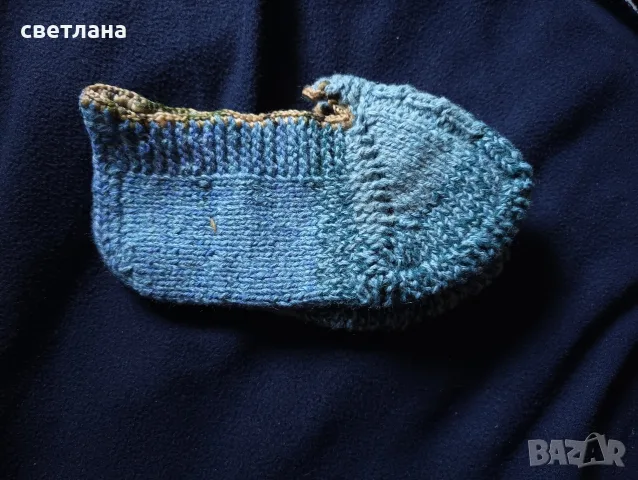 Плетени детски ръкавици и терлици , снимка 7 - Шапки, шалове и ръкавици - 38917700