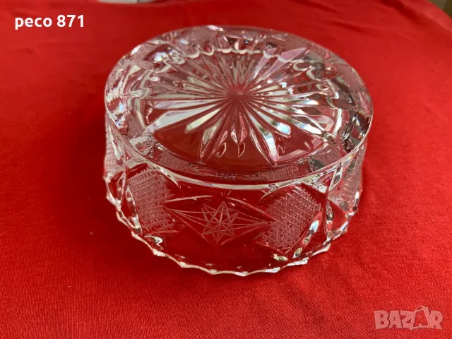 Кристална купа декор, снимка 7 - Антикварни и старинни предмети - 55619608