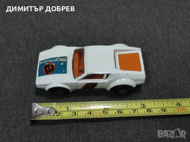 СТАРА РЕТРО МЕТАЛНА КОЛИЧКА DE TOMASO PANTERA MATCHBOX ENGLAND, снимка 7 - Колекции - 55644720
