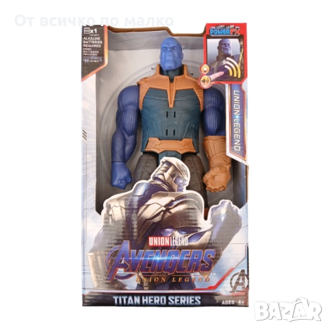 ✨Фигура Хълк/ Спайдърмен/ Железният човек/ Танос Avengers (29 см), звук и светлина, снимка 4 - Фигурки - 54721686