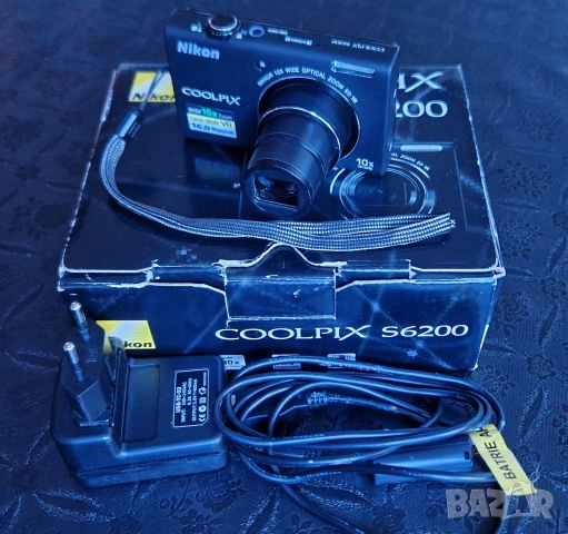 NIKON COOLPIX S 6200, перфектен, снимка 3 - Фотоапарати - 54437821