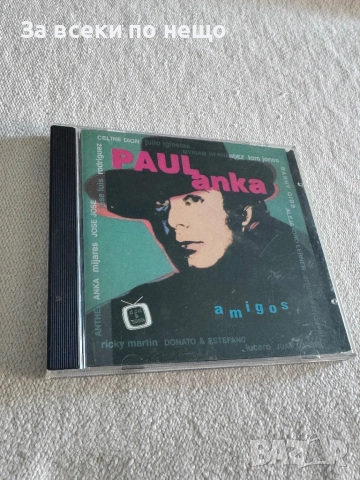 CD диск Paul Anka Amigos, снимка 2 - CD дискове - 54387976