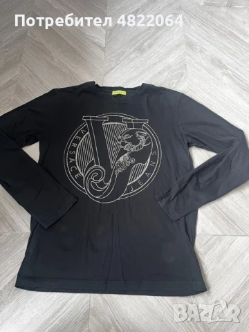 Мъжка блуза Versace Jeans черна оригинал
