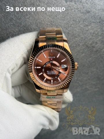Rolex Sky-Dweller Chocolate Мъжки Часовник С Автоматичен Механизъм Код Chronolux15